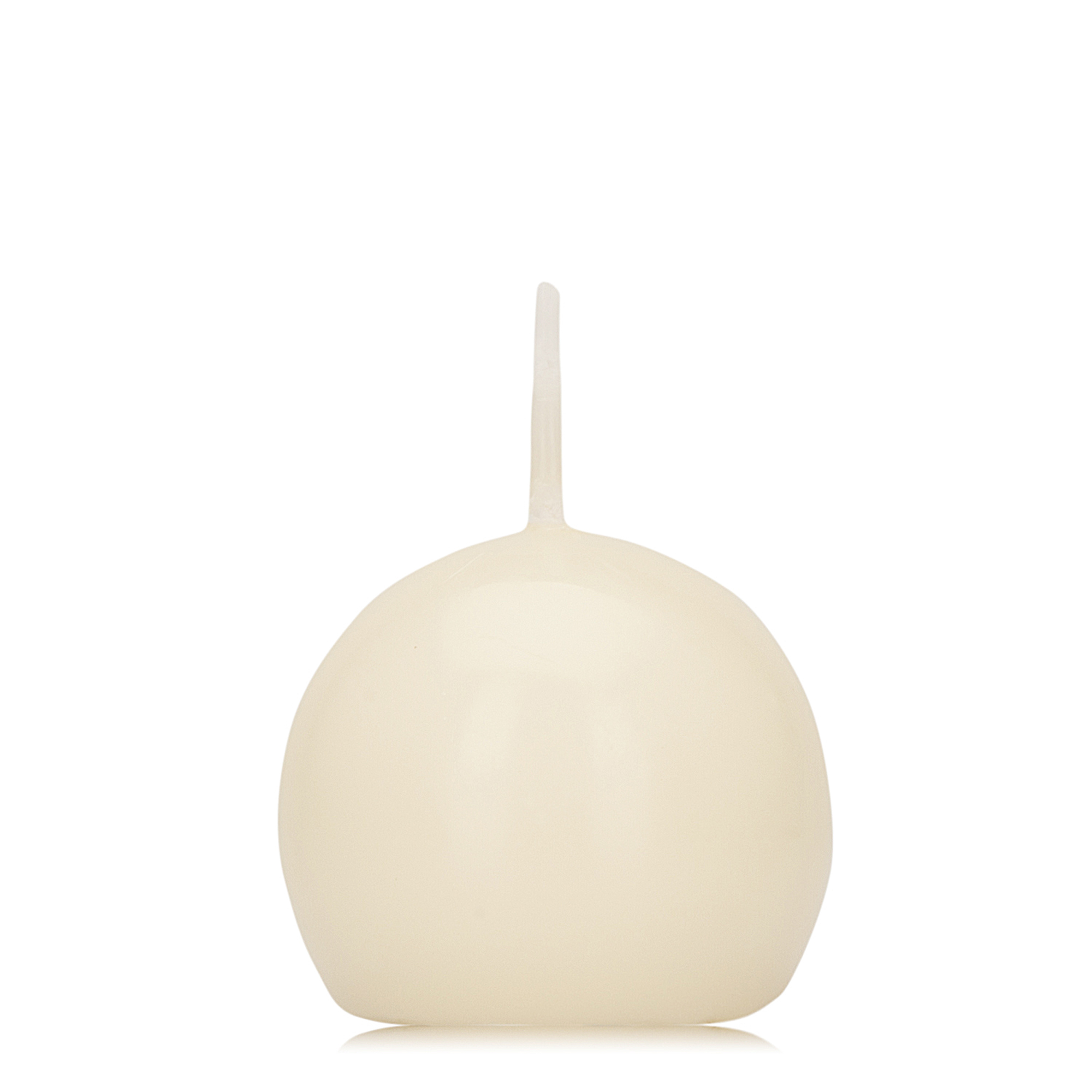 Candela tonda champagne piccola  40 mm