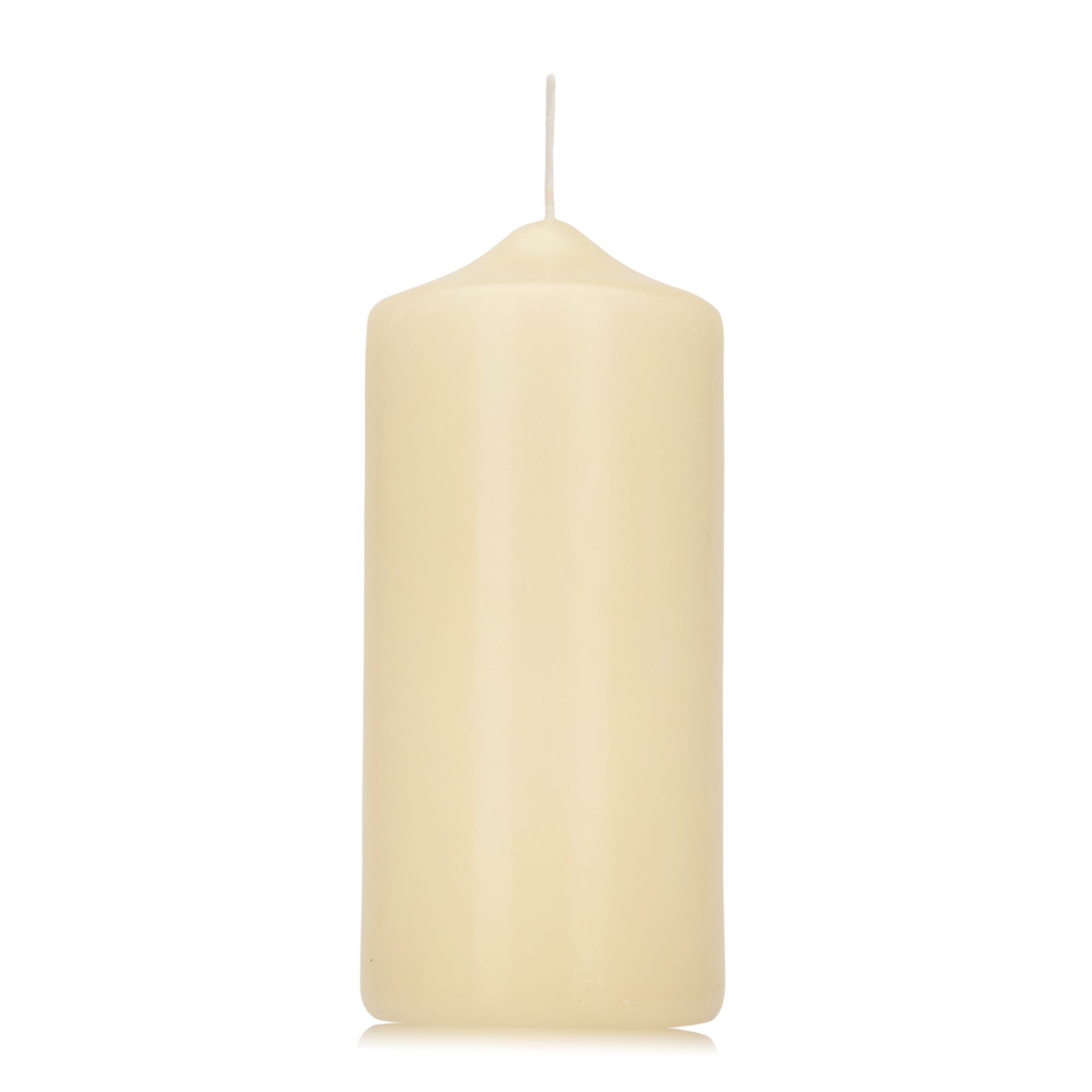 Candela cilindrica champagne grande  60 mm