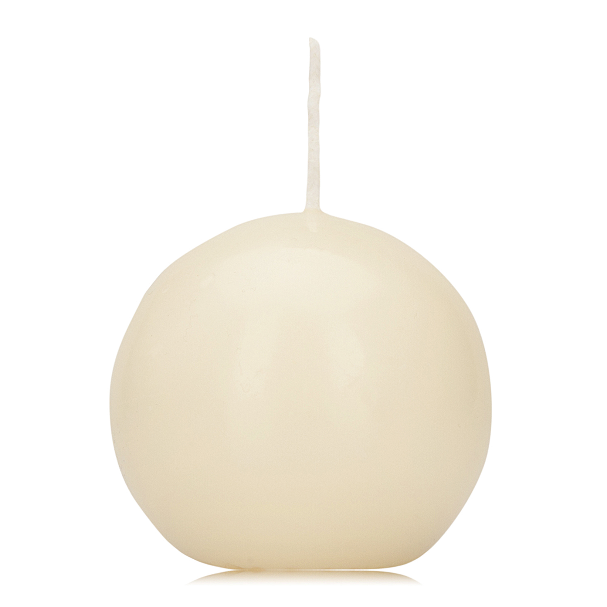 Candela tonda champagne grande  60 mm