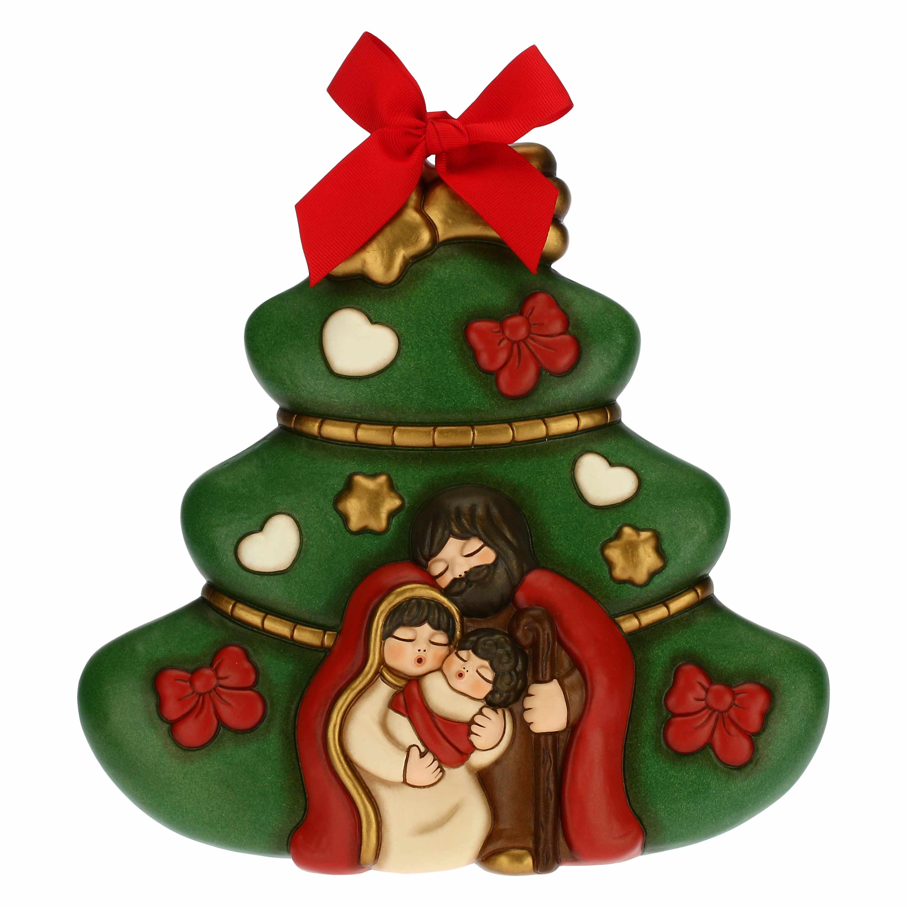 Formella Albero Di Natale Con Sacra Famiglia Grande