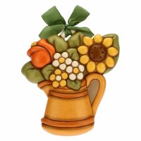 Decorative plaque - jug and flowers