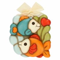 Into the Blue fish decorative plaque