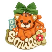 Thea tiger tile, large