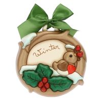 Winter decorative plaque