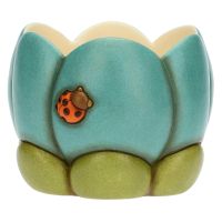 Übertopf blau mit Marienkäfer Fiori e Fantasia