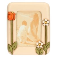 Happy Country ceramic photo frame, large