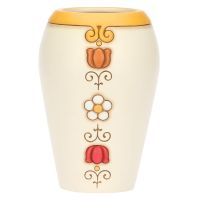 Eolia ceramic vase with flowers, large