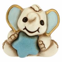 Baby elephant for birth with blue star