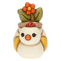 Vögelchen mit Pflanze Fiori e Fantasia