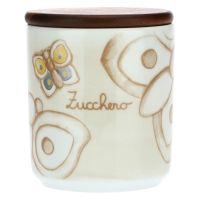 Elegance porcelain sugar jar