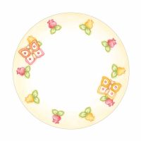 Small Grace plate with butterfly