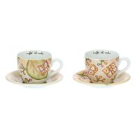 Set of two Fall in Love breakfast cups