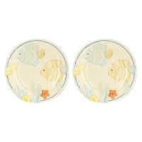 Set mit 2 flachen Tellern aus Melamin Mare da amare