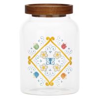 Eolia glass jar, medium