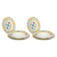 Set of 2 Eolia porcelain place settings