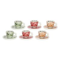 Set 6 tazzine espresso in porcellana AbbracciAMI