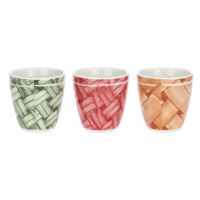 Set mit 6 Gläser aus Porzellan AbbracciAMI