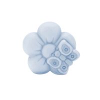 Elegance blue flower car fragrance diffuser with clip – sea breeze