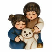 Children with cat for Traditional Nativity Scene