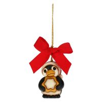 Penguin with star Christmas tree decoration
