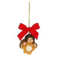 Angel with star Christmas tree decoration