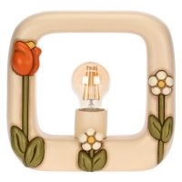 Happy Country ceramic square lamp