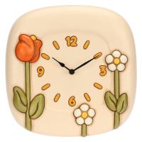 Happy Country ceramic clock, large