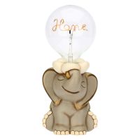 Ceramic elephant table lamp