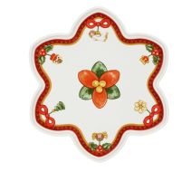 Magico Natale 6-pointed star-shaped plate