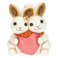 Coniglietta Joy coppia di innamorati con cuore