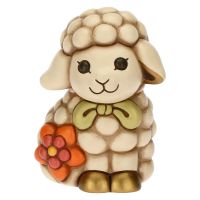 Medium little lamb with flower