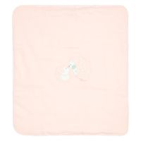 Pink THUN & OVS blanket with hedgehogs