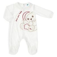 Thun & Ovs Il mio primo Natale cream romper suit, 1-3 months