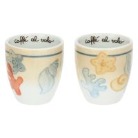 Mare da amare set of 2 porcelain coffee cups