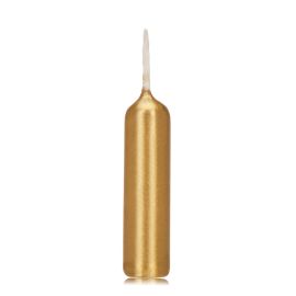 Candela cilindrica oro piccola Ø 11 mm