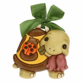 Decorative plaque – Vera turtle with lucky ladybird