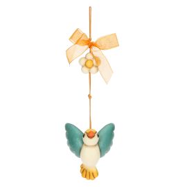 Primavera da vivere ceramic dreamcatcher with Fly hummingbird