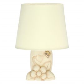 Elegance table lamp with flowers and butterfly