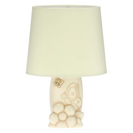 Lampada da tavolo Elegance con fiore e farfalle