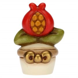Lucky flowerpot with pomegranate
