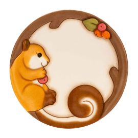 Fall in Love coin tray with squirrel