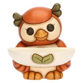 Racconti d'Autunno ceramic Lucky Owl with multipurpose tray