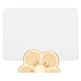 Portafoto in vetro e ceramica con base a forma di fiore Iconic Elegance
