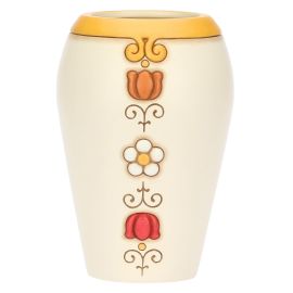 Eolia ceramic vase with flowers, large