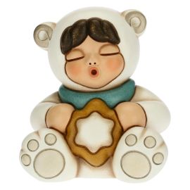 Baby polar bear with star