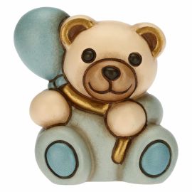 Teddy con palloncino azzurro