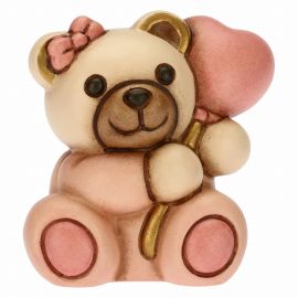 Teddy con palloncino rosa