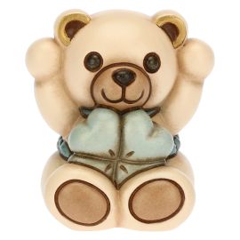 Boy Teddy with four-leaf clover