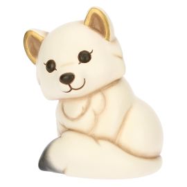 Inverno Incantato ceramic Perla white fox, medium
