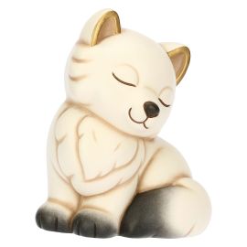 Inverno Incantato ceramic Perla white fox, large